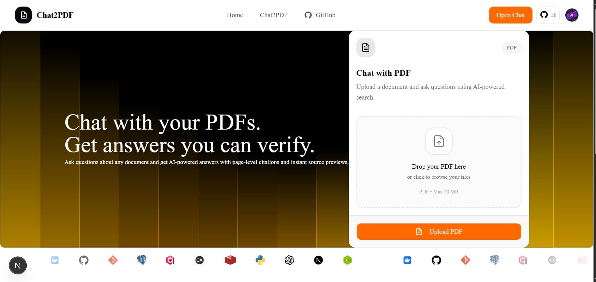 Upload Your PDF!